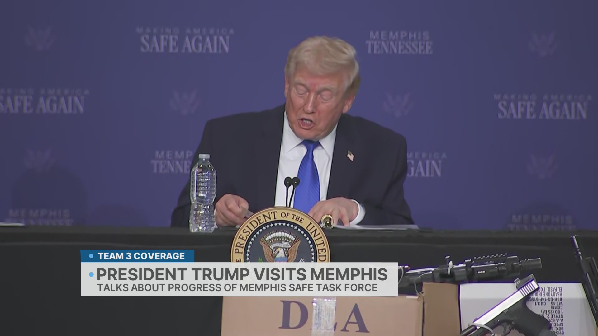 Trump visits Memphis, talks about progress of Memphis Safe Task Force