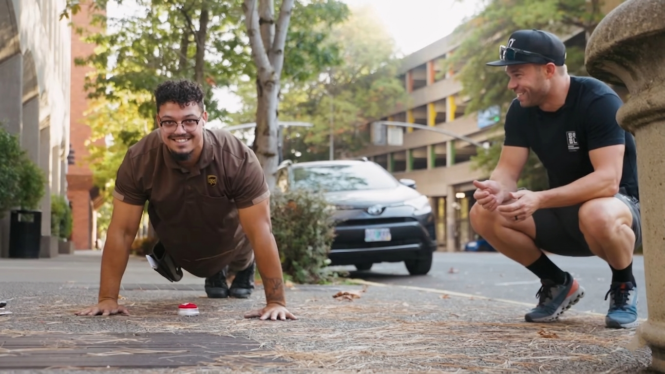 He was just a UPS driver - but he accepted the challenge