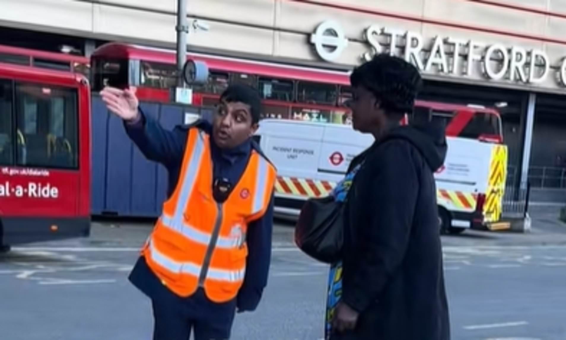 Commuter confronts 'disrespectful' TfL worker who tells elderly woman ...