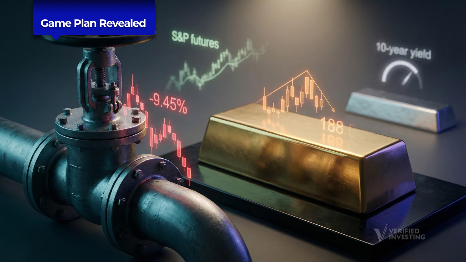 My trading game plan revealed - 03/23/2026: Oil collapse, bond spike, S ...
