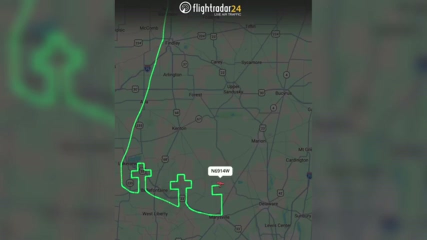 Pilot pays tribute to US troops killed in Iraq with flight path art