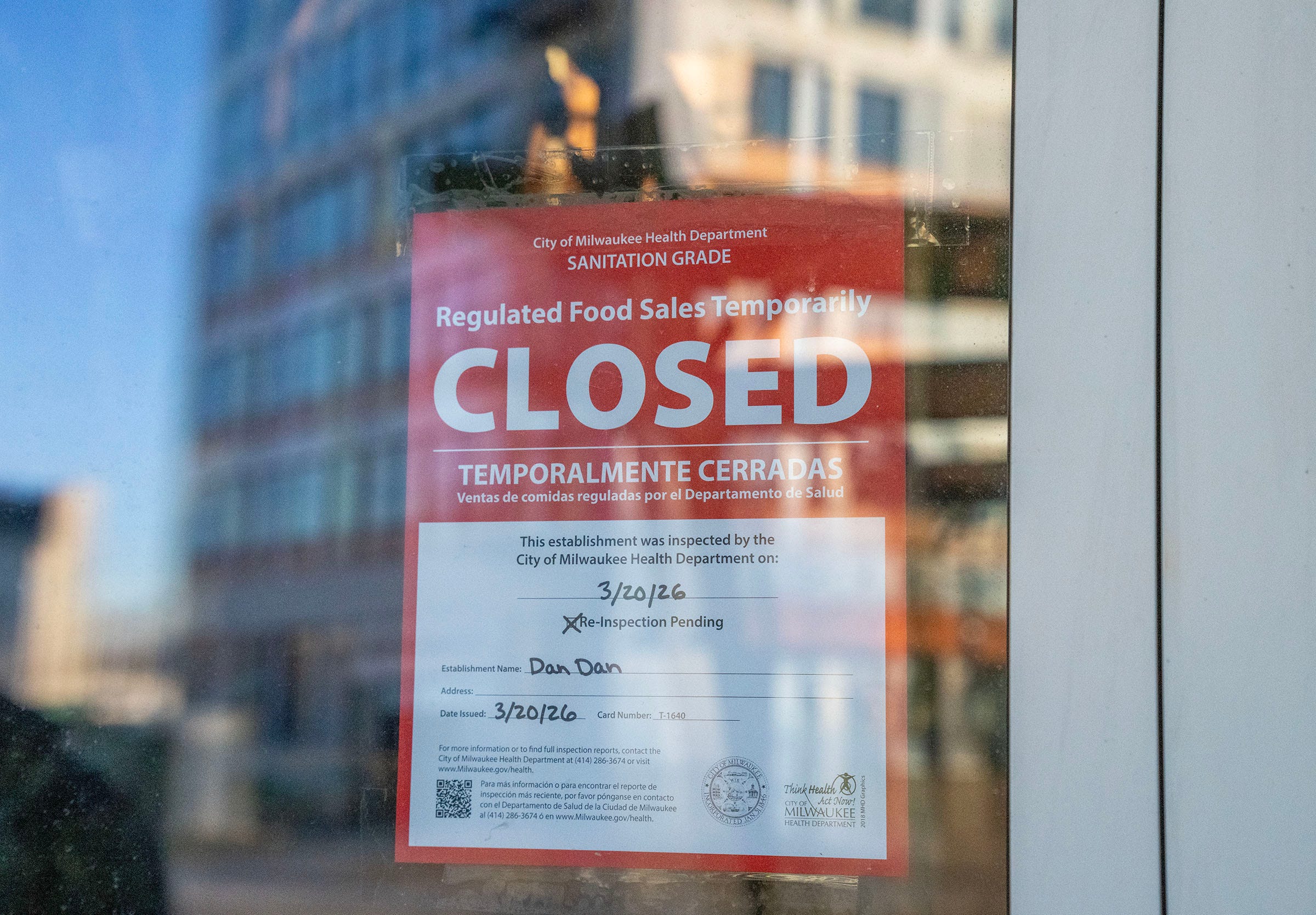 DanDan restaurant to reopen after temporary Health Department closure