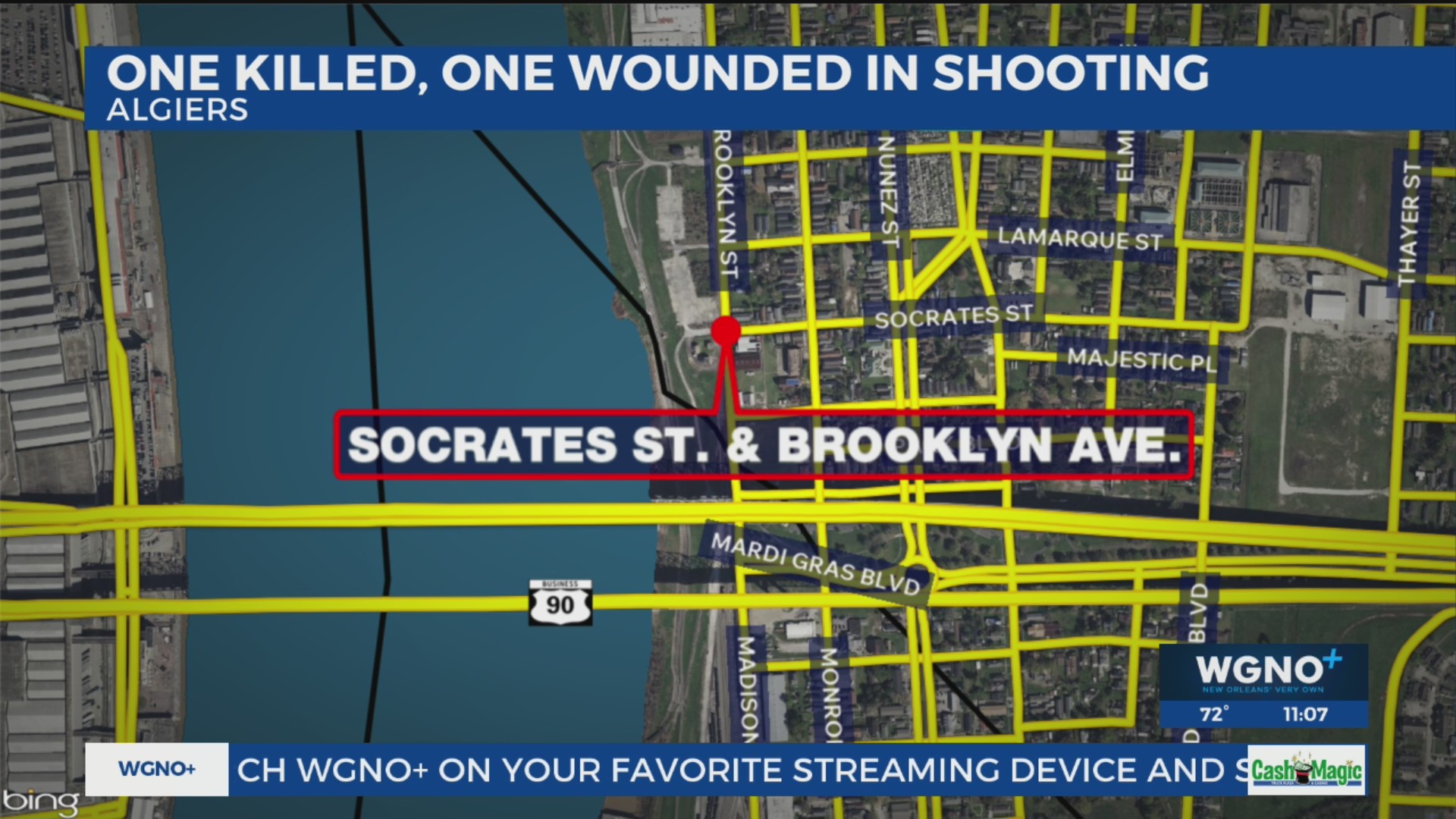 One dead in Algiers double shooting: NOPD
