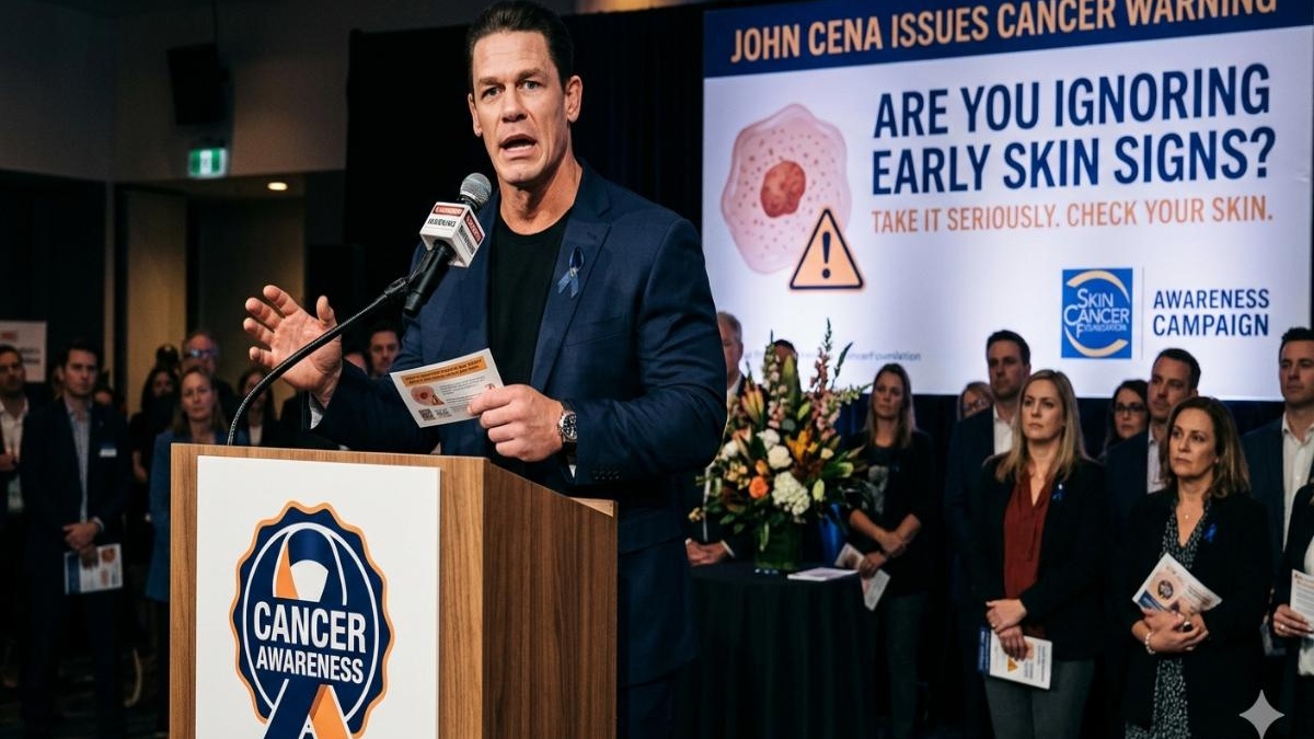 John Cena issues cancer warning after diagnosis, are you ignoring early