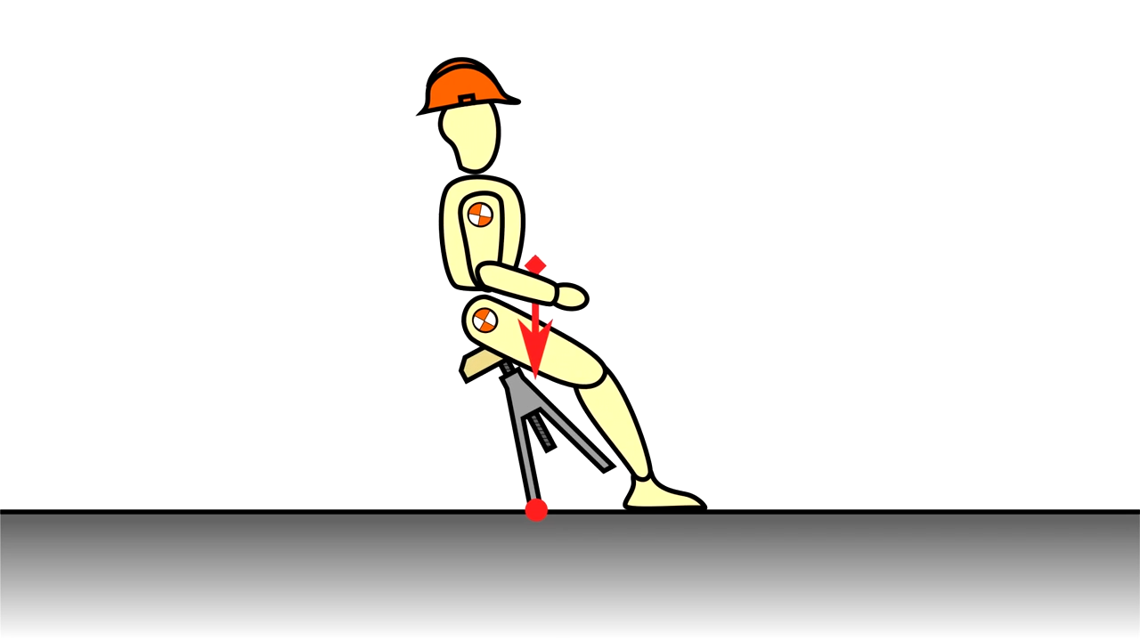 Why leaning back in your chair has a point where you cannot recover