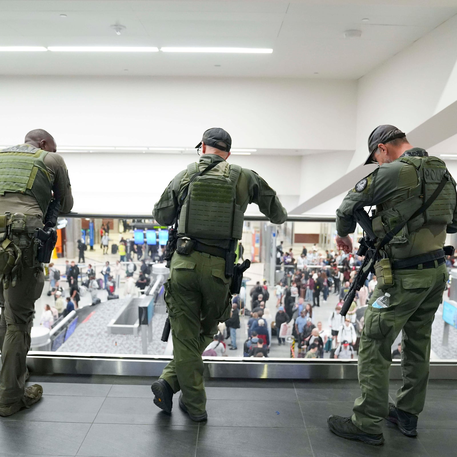 ICE agents deployed to some US airports as TSA lines stretch for hours
