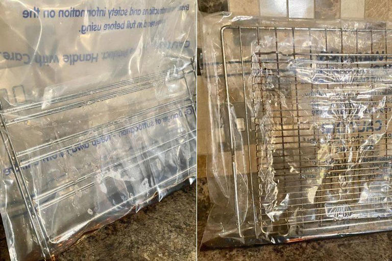 I cleaned my greasy oven racks with Oven Pride and Elbow Grease — 1 ...