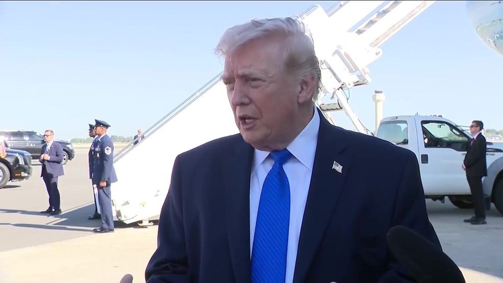 Trump heads to Memphis to spotlight anti-crime task force amid protests