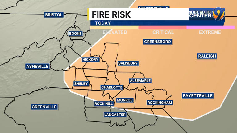 Elevated fire risk issued for region due to breezy, dry conditions