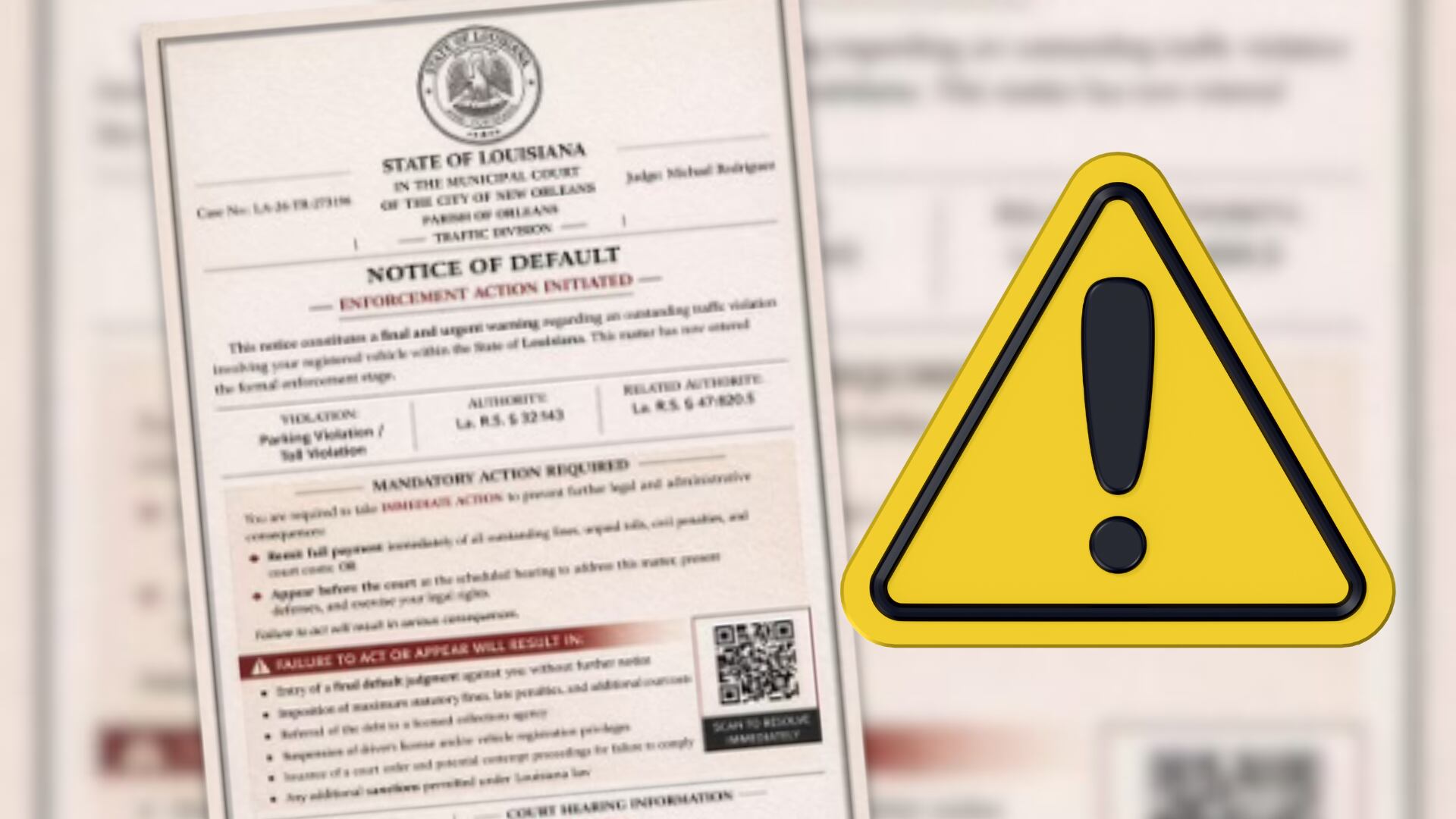Be aware of this fake New Orleans traffic court scam text