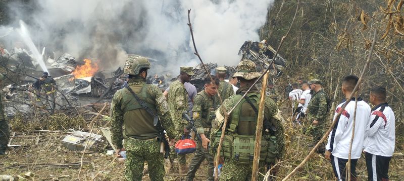 Colombia military plane crash kills 66, four still missing<br><br>