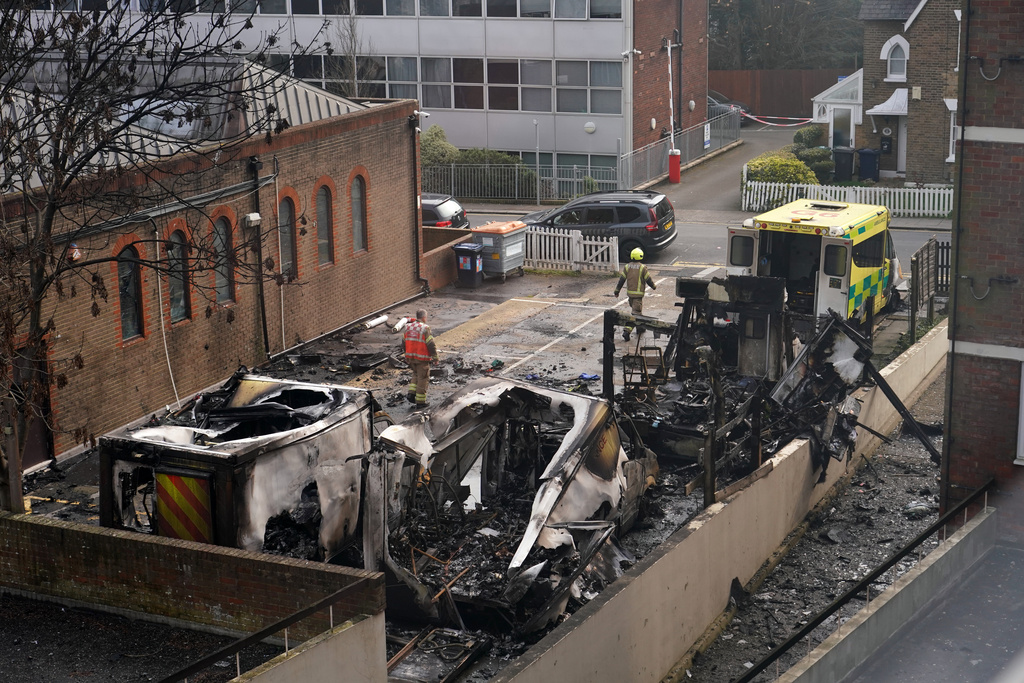 Jewish charity ambulances set on fire and UK police probe it as antisemitic attack<br><br>