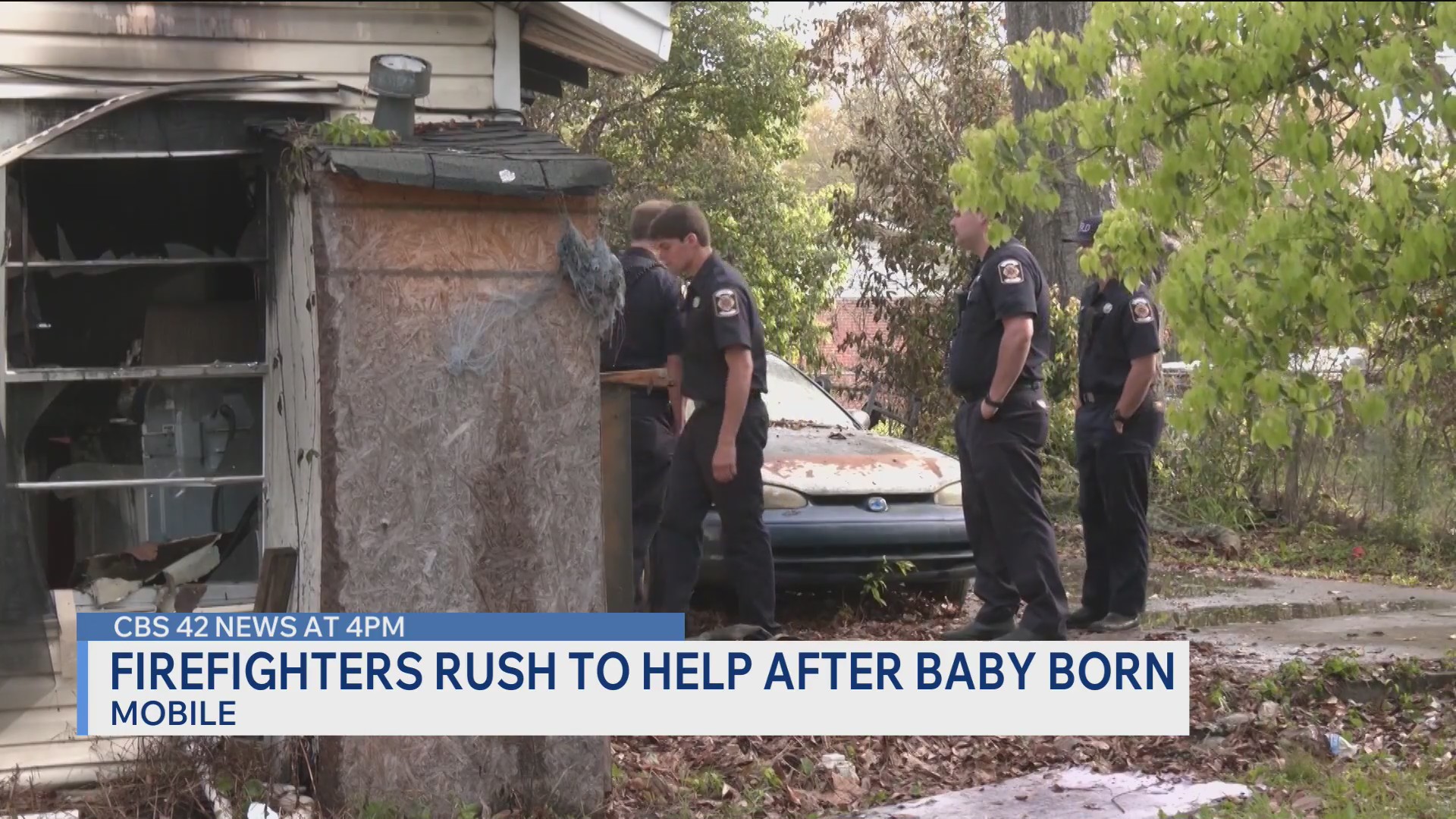 Woman gives birth while standing in Alabama parking lot