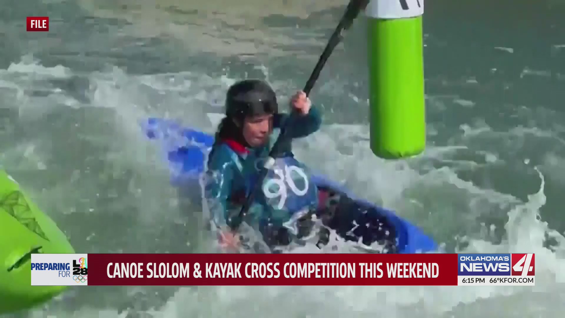 Canoe slalom & kayak cross competition this weekend in OKC