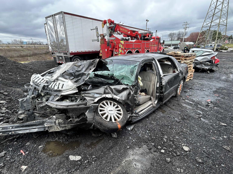 Man in custody after 120 mph chase ends in fiery Route 30 crash ...