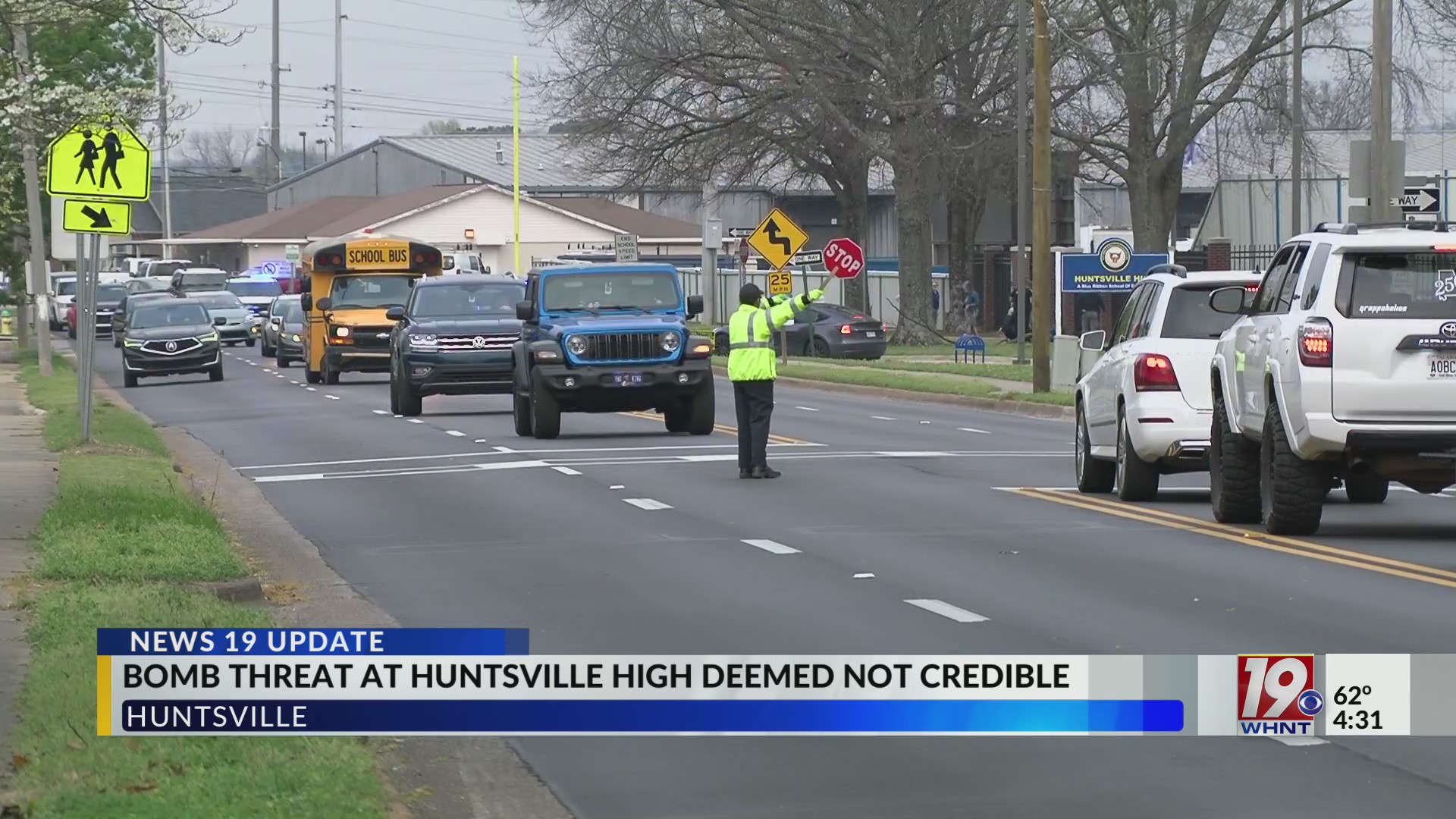Bomb threat at Huntsville High deemed not credible | March 23, 2026 ...
