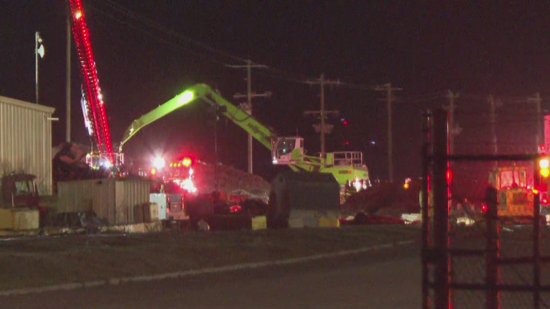 Multiple crews respond to scrap metal fire at OmniSource in Kernersville