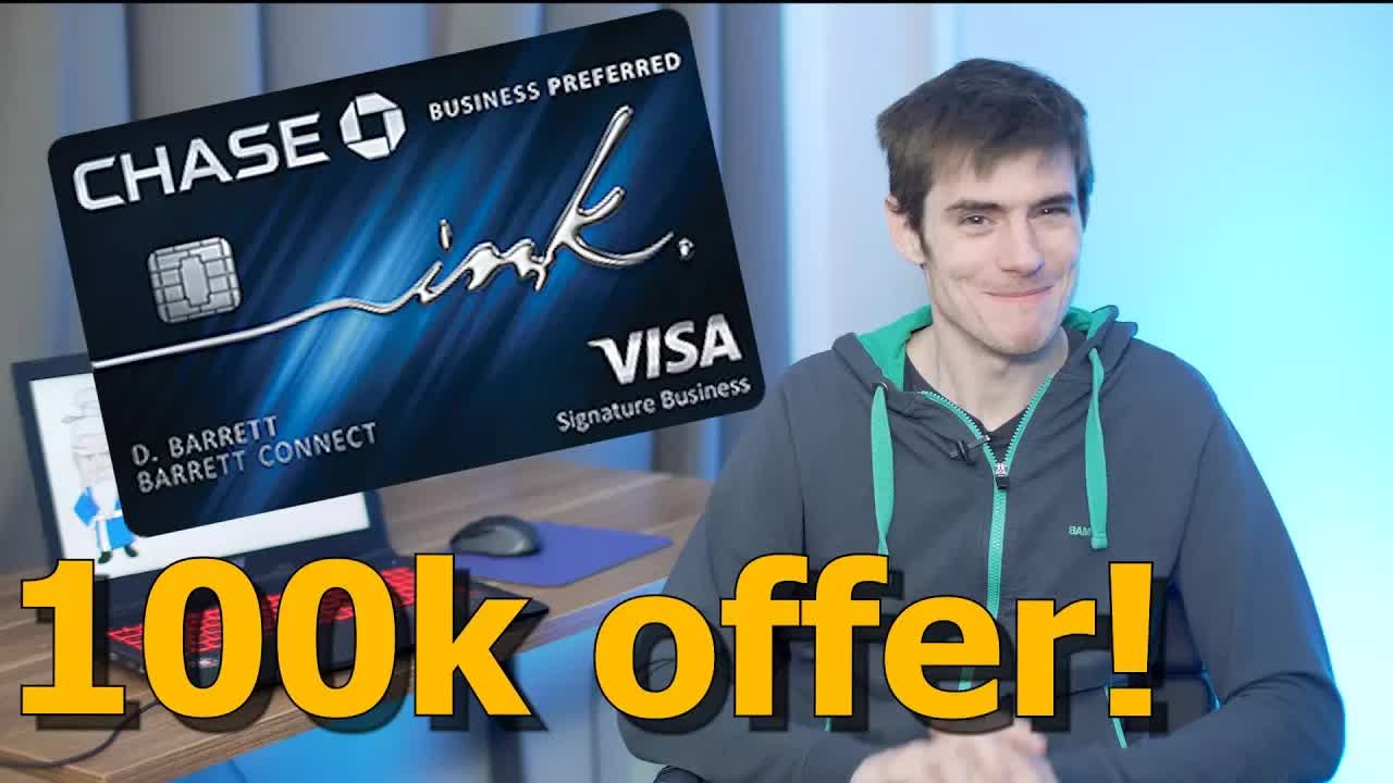 Chase Ink Preferred Offers 100K Sign Up Bonus (Chase Business Account ...