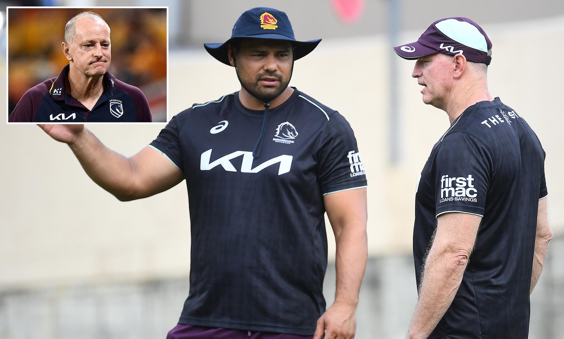 High drama for Brisbane Broncos as head coach's right-hand man quits ...