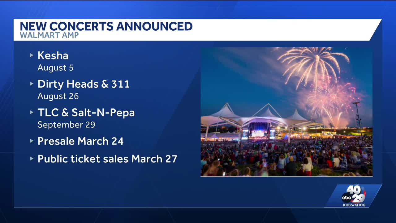 The Walmart Amp announced that several more artists are making stops in ...