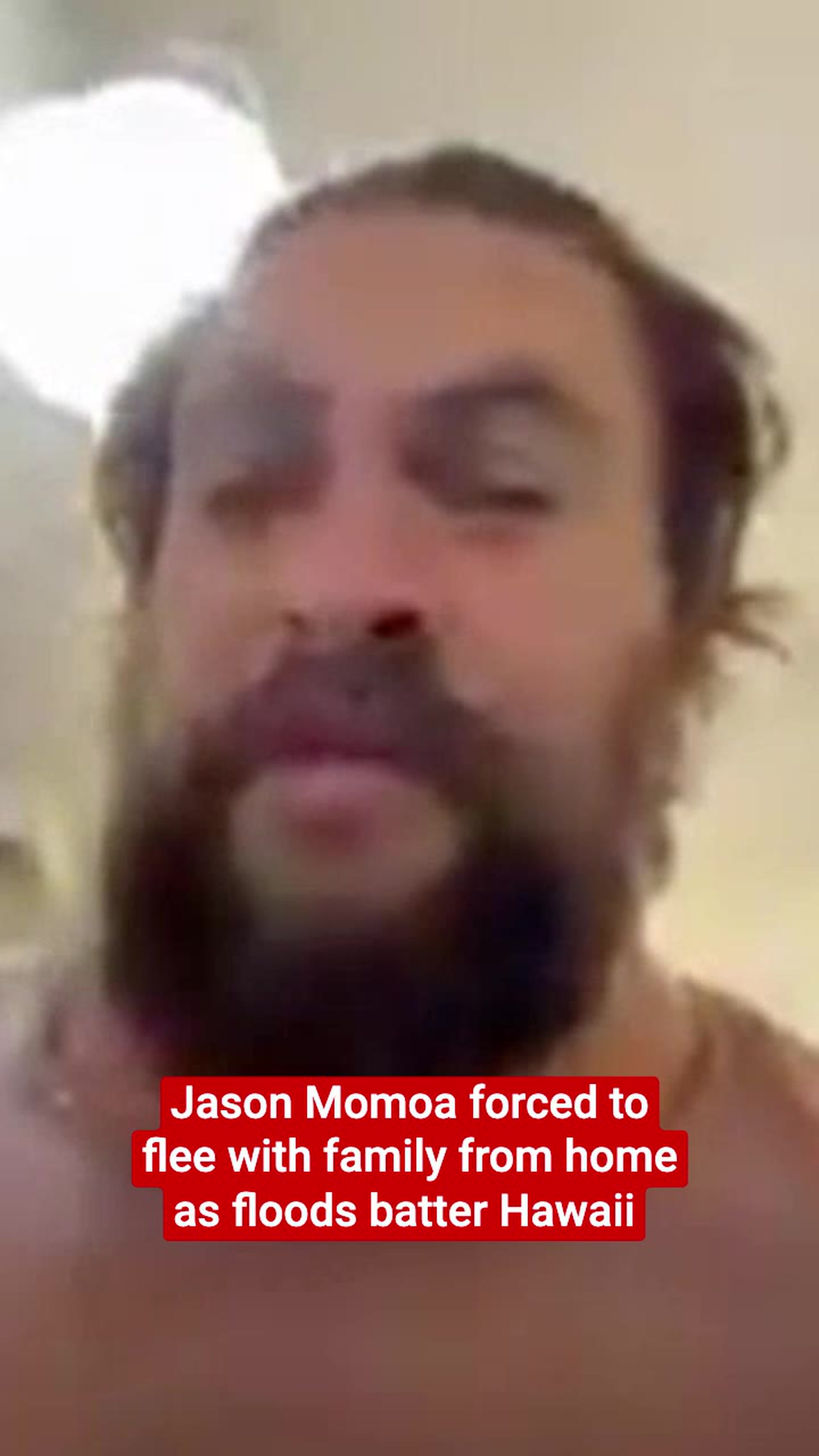 Jason Momoa forced to flee with family from home as floods batter Hawaii