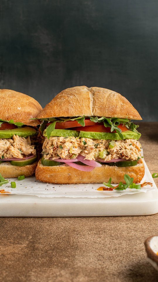 This sandwich is packed with flavor in every bite