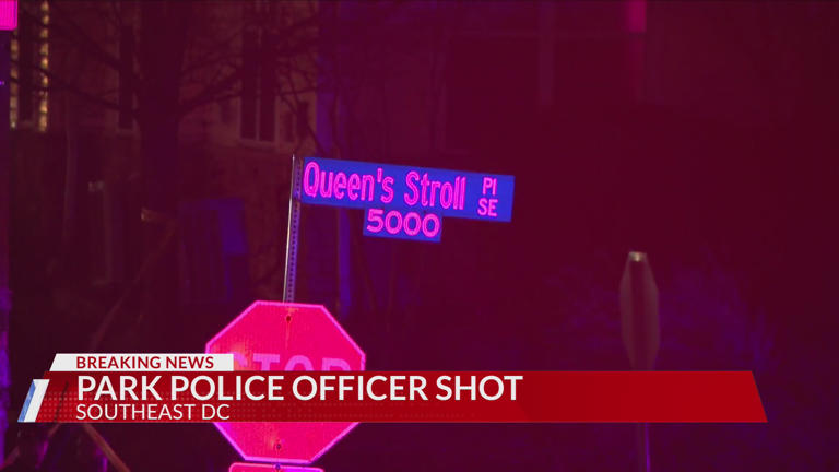 US Park Police officer 'ambushed' in DC shooting; no suspects in custody