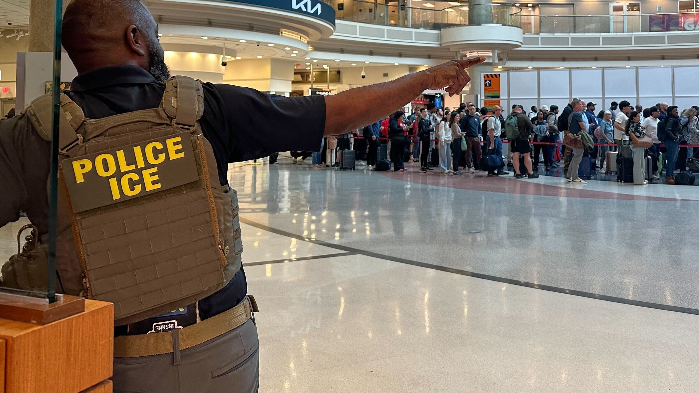 ICE agents remain in place at Atlanta airport, world’s busiest