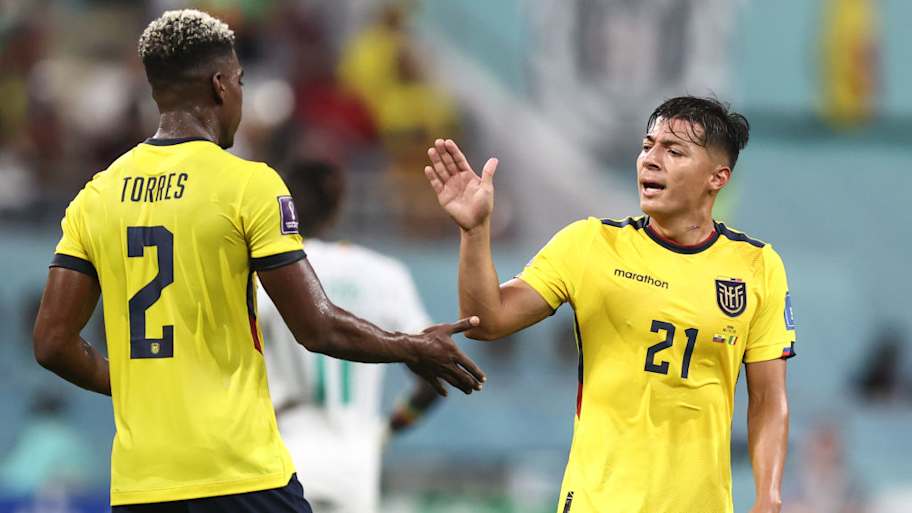 Félix Torres e Alan Franco participaram da campanha equatoriana nas Eliminatórias para a Copa | James Williamson - AMA/GettyImages