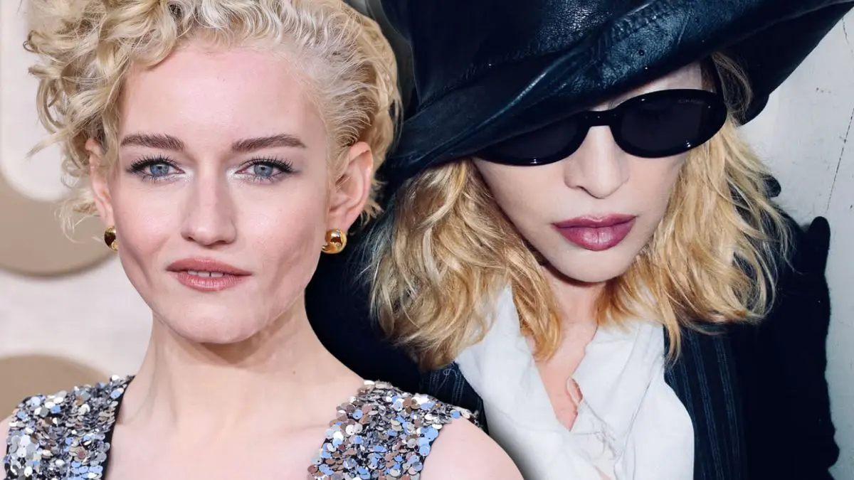 Madonna, 67, glams up with perfect skin and full lips in Venice as she reunites with Julia Garner for 