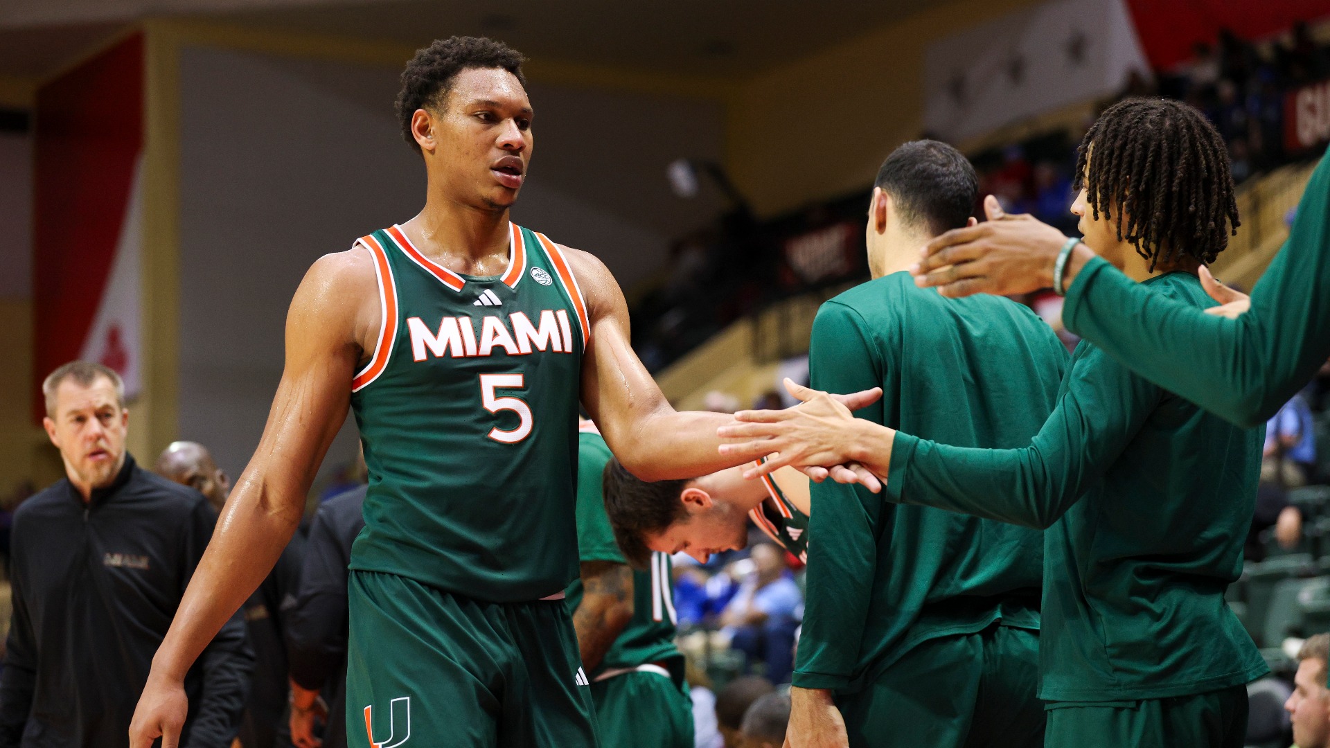Miami's Malik Reneau hits concession stands after loss to Purdue