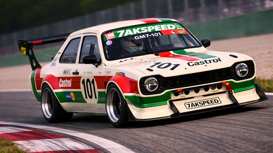 Classic Ford Escort turned track monster