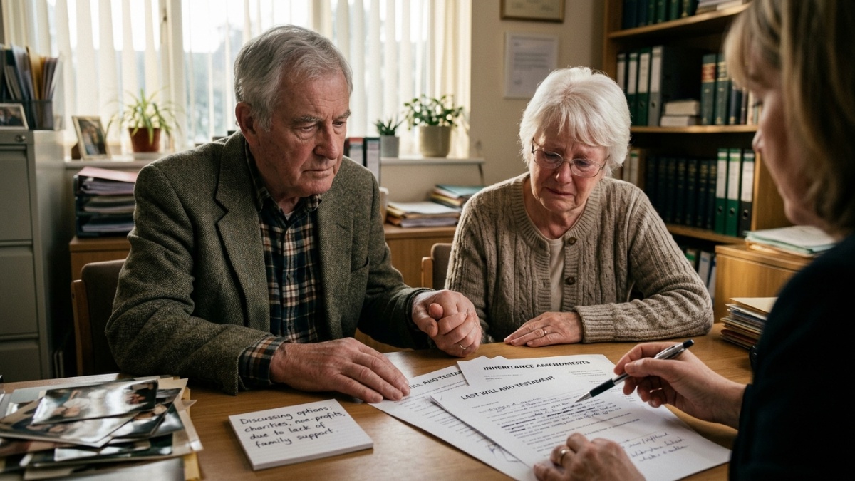 We are 75, our children drifted away, and we made a decision that ...