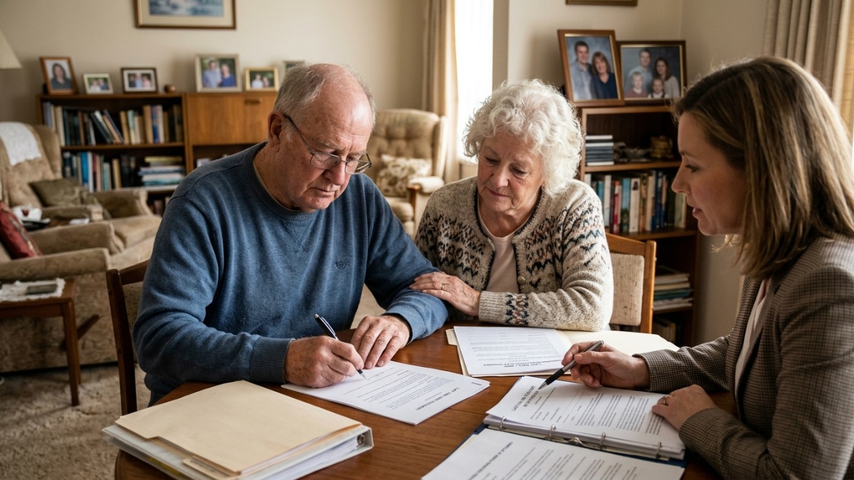 We are 75, our children drifted away, and we made a decision that ...