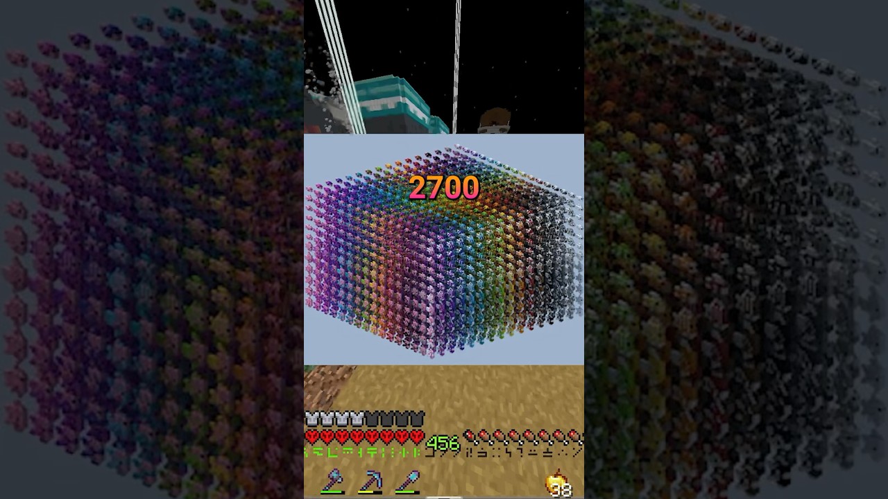 Insanely rare tropical fish in hardcore Minecraft