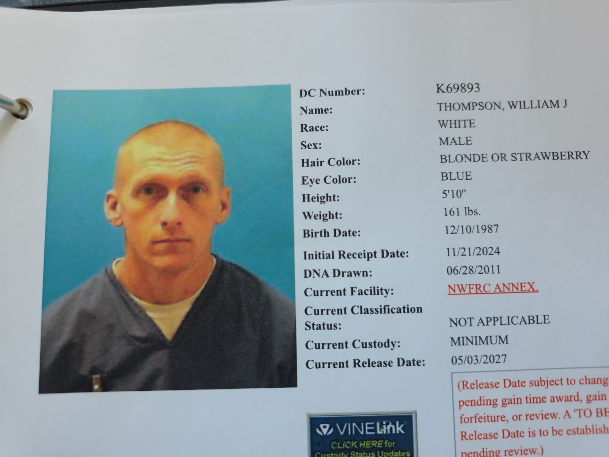 Search underway for escaped inmate after walking off work squad