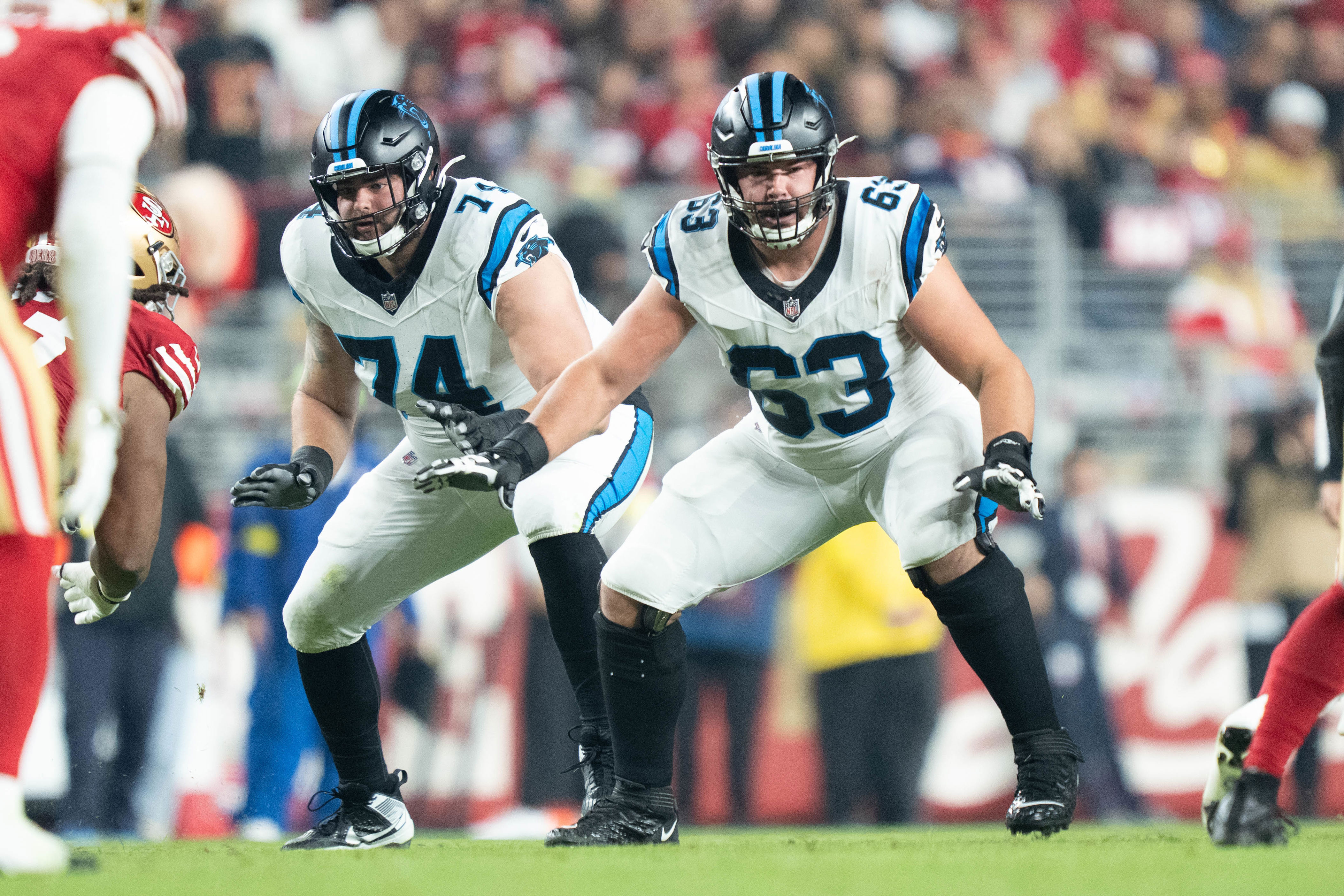 Panthers free-agent offensive lineman visits with Bills on Monday