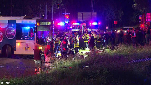 Within hours, harrowing footage began circulating on social media showing the motorcycle trapped beneath the front of the bus