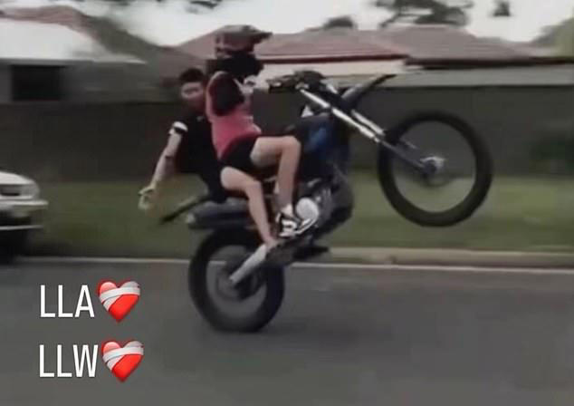 The pair were riding tandem at the time of the crash 