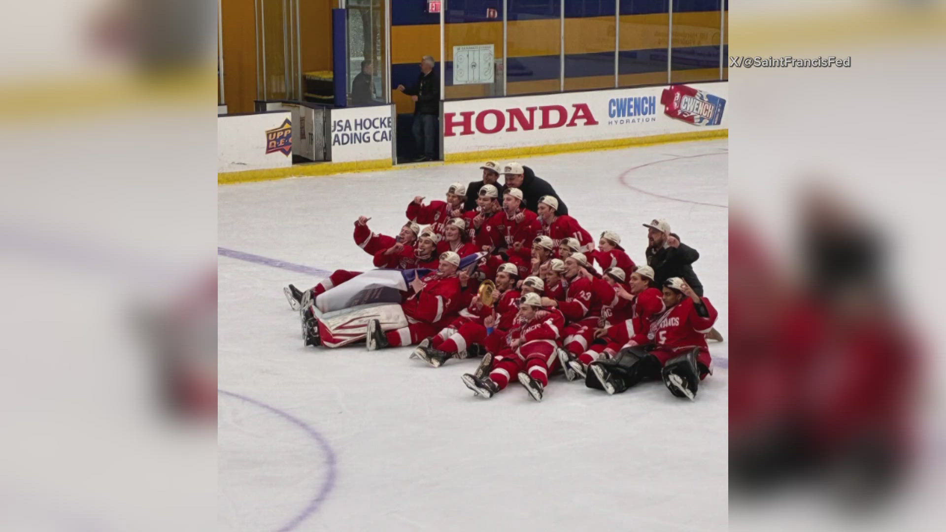 St. Francis Prep School's hockey team wins national title