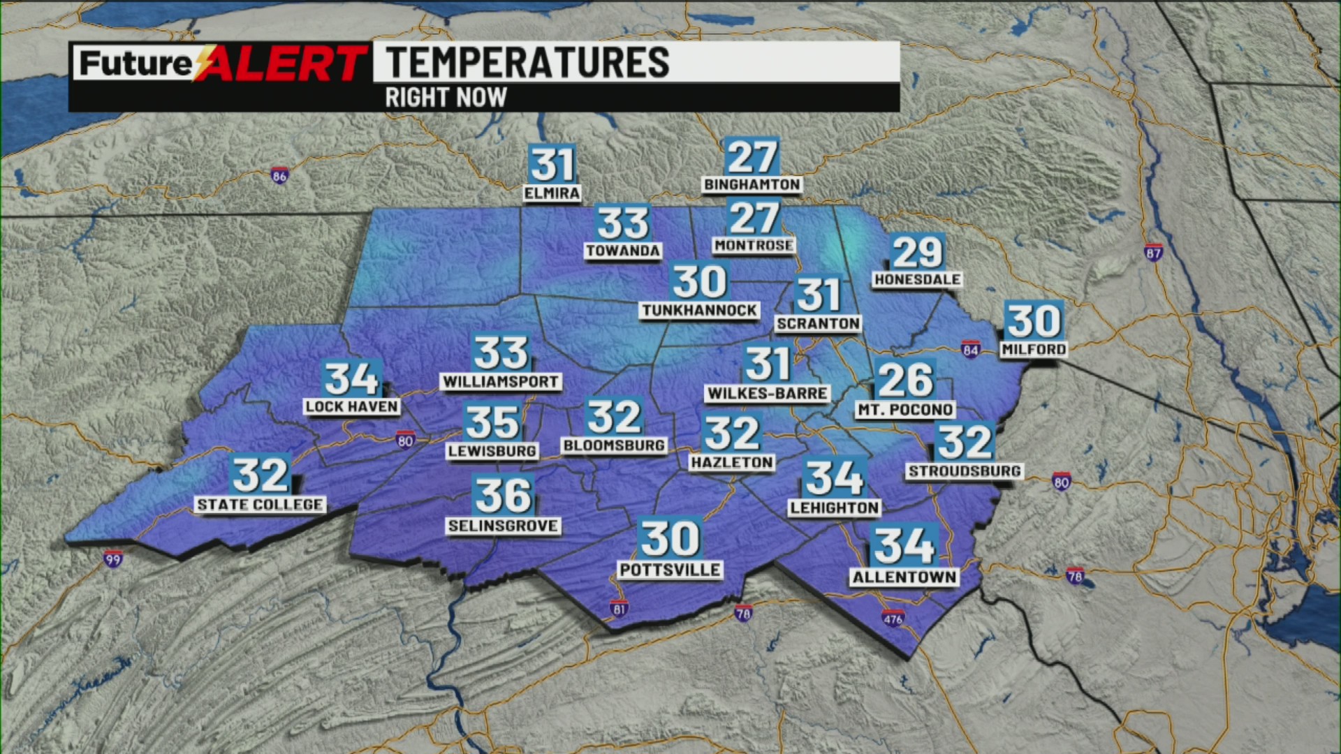 Pennsylvania weather: Rain, snow showers linger for Monday | 28/22 News