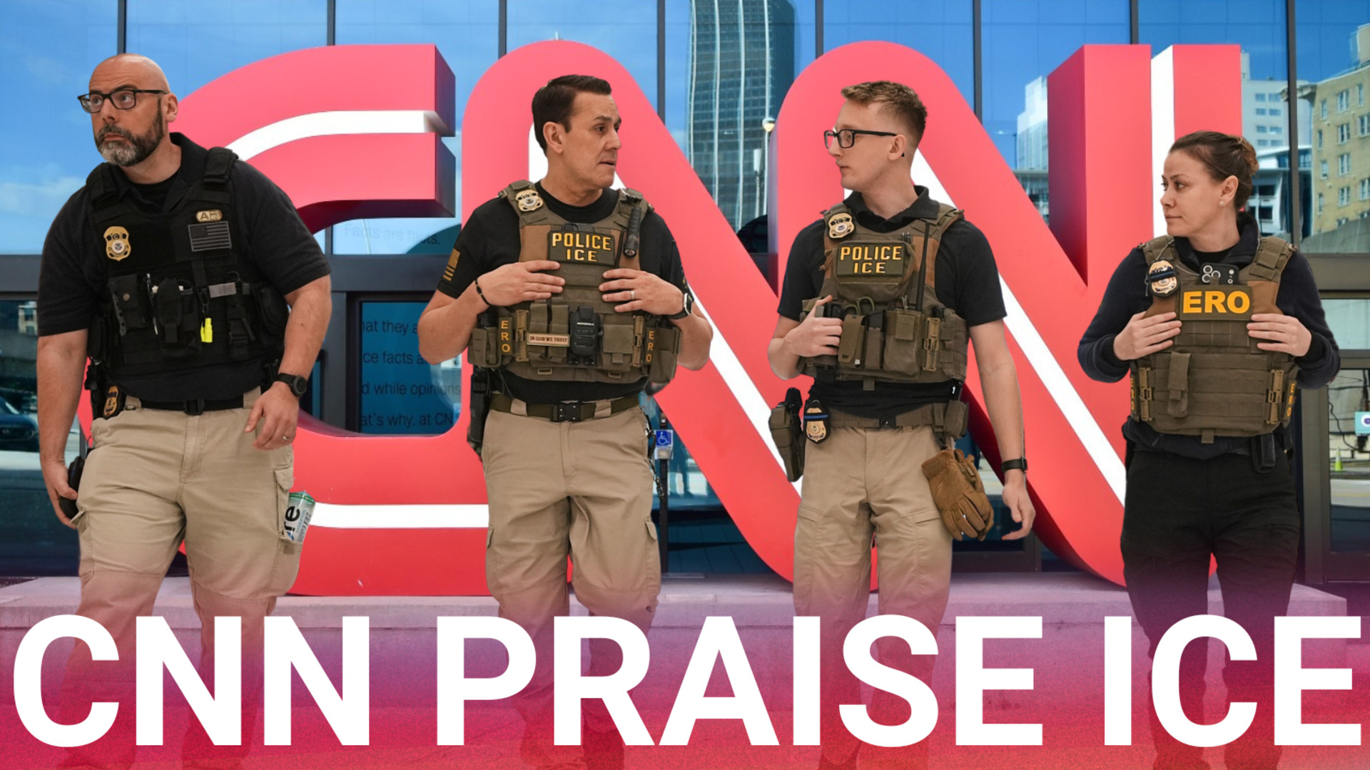 CNN forced to admit ICE agents have eased stress on TSA employees after ...