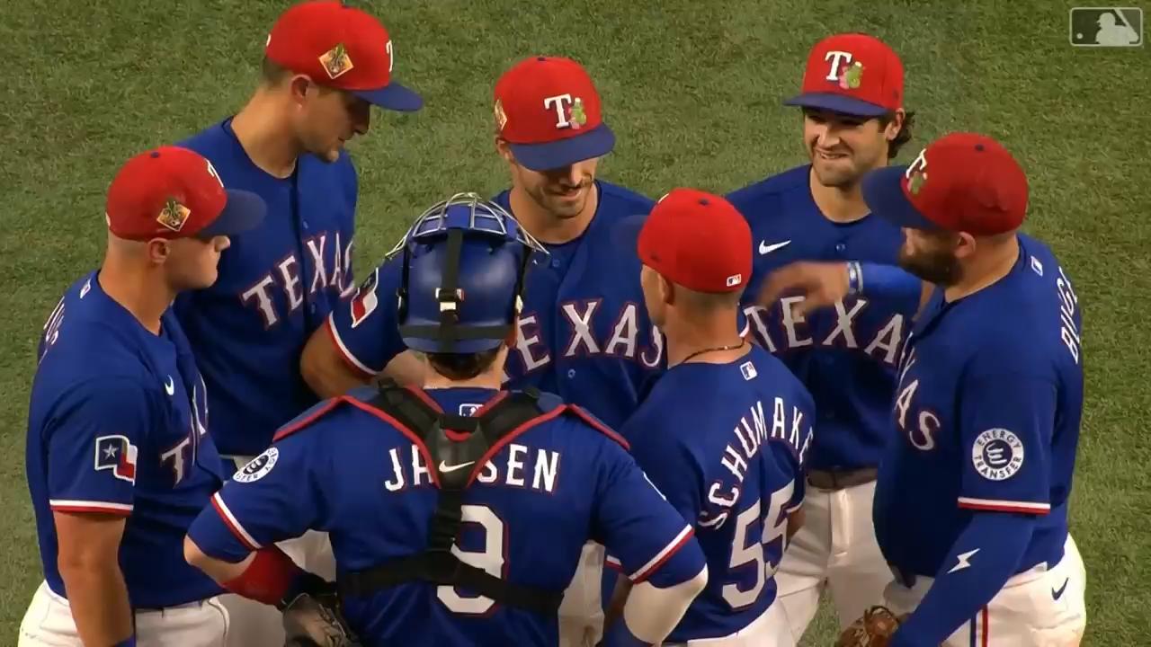 Moment: Rangers rookie pitcher finds out he made the team during a ...