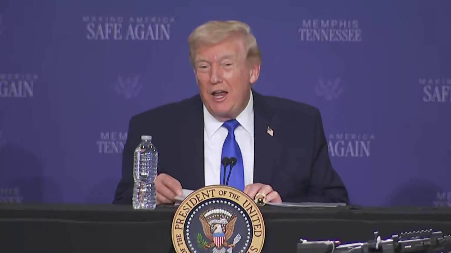 Trump visits Bluff City to tout Memphis Safe Task Force success