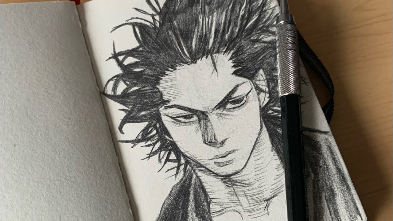 Quick sketching Musashi Miyamoto