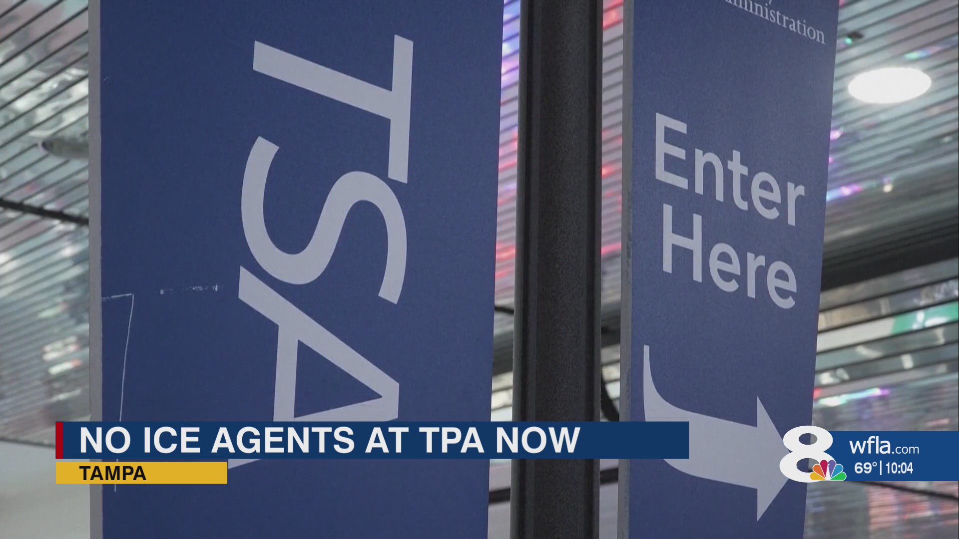 President Trump deployed ICE agents to airports during partial ...