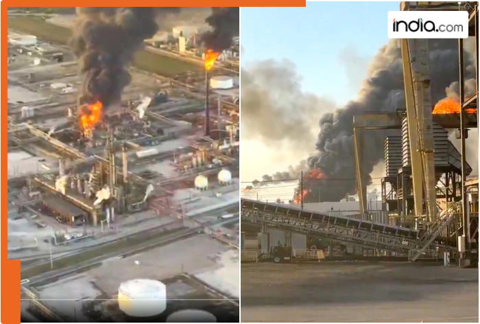 Massive explosion at Texas plant, fire seen at Valero refinery - What ...