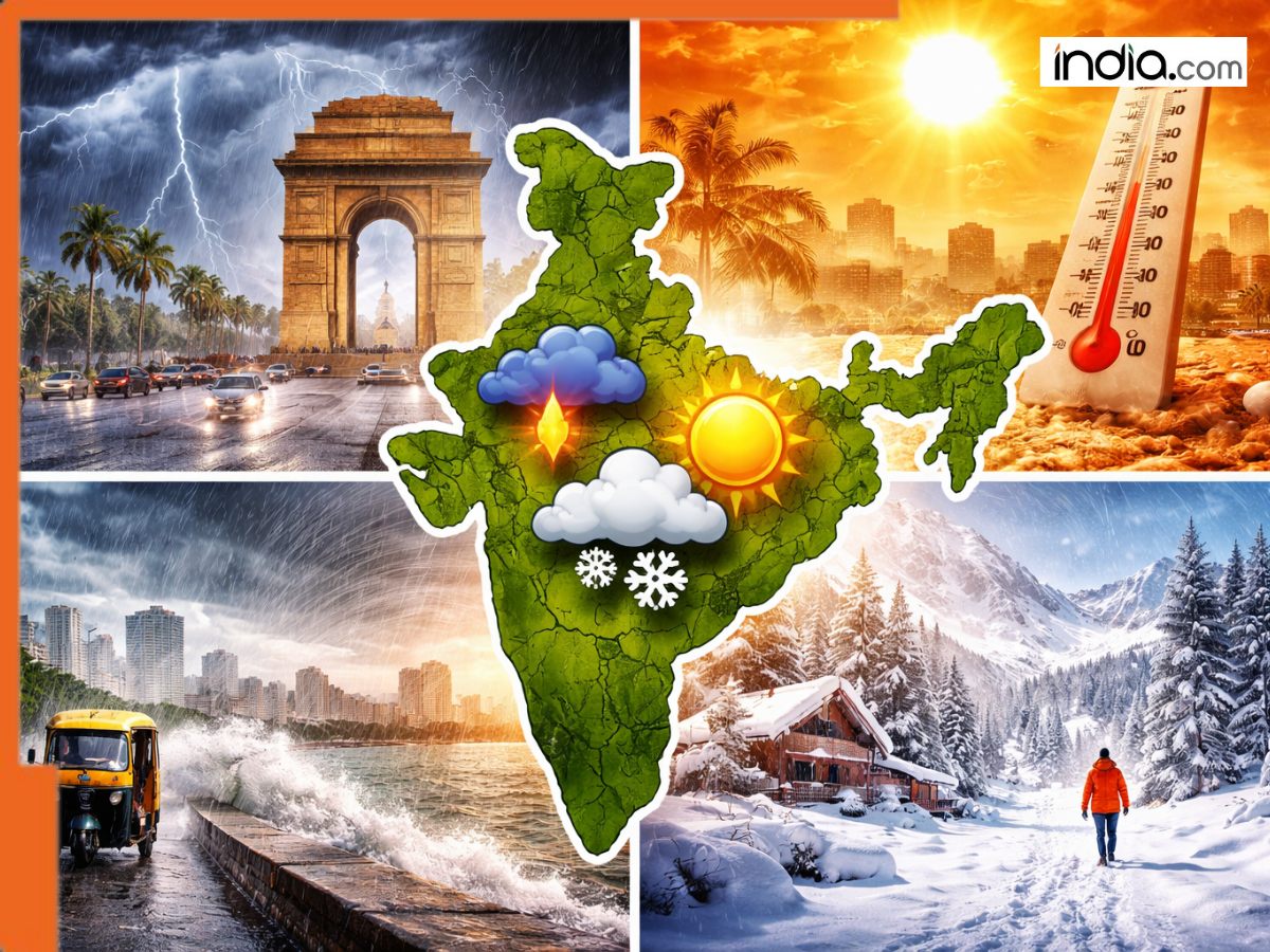 Weather today, March 24: IMD issues alerts for rain, thunderstorms ...