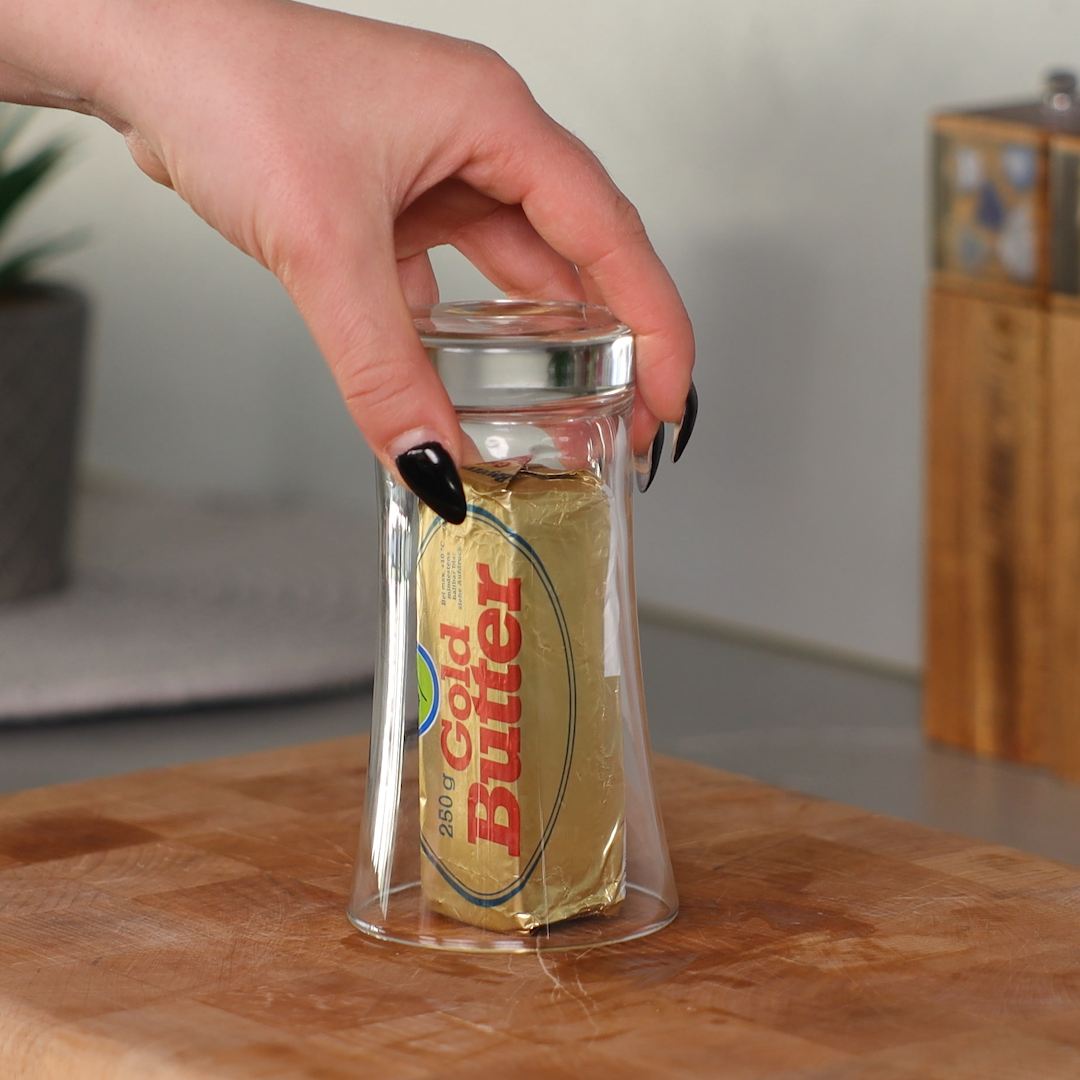 Hack for soft butter🧈