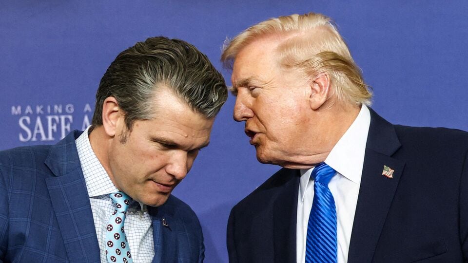 Middle East war: Donald Trump shifts blame to Pete Hegseth for Iran ...
